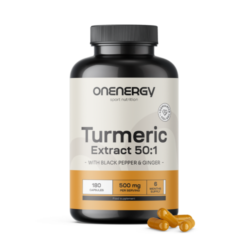 Куркума 500 мг - екстракт, 180 капсули