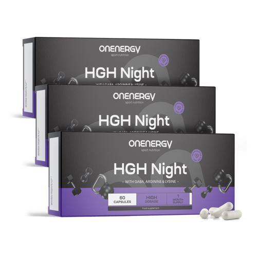 3x HGH Night – Natural HGH Booster, общо 180 капсули